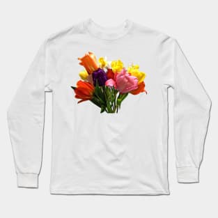 Spring Bouquet With Tulips and Daffodils Long Sleeve T-Shirt